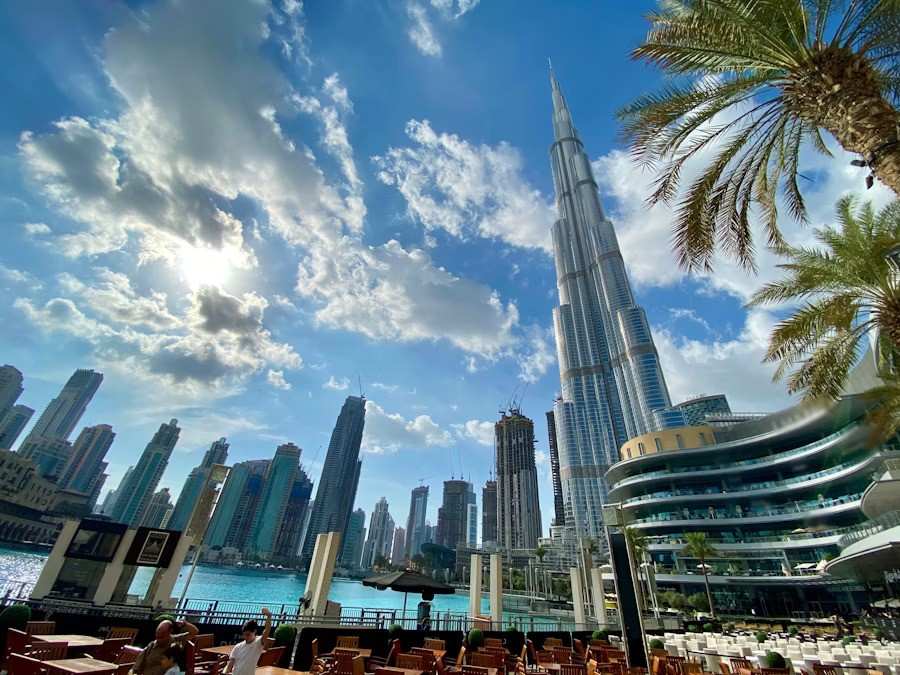 Dubai Marina waterfront real estate skyline